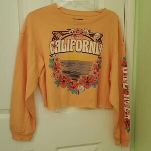 California dreamer cropped sweatshirt